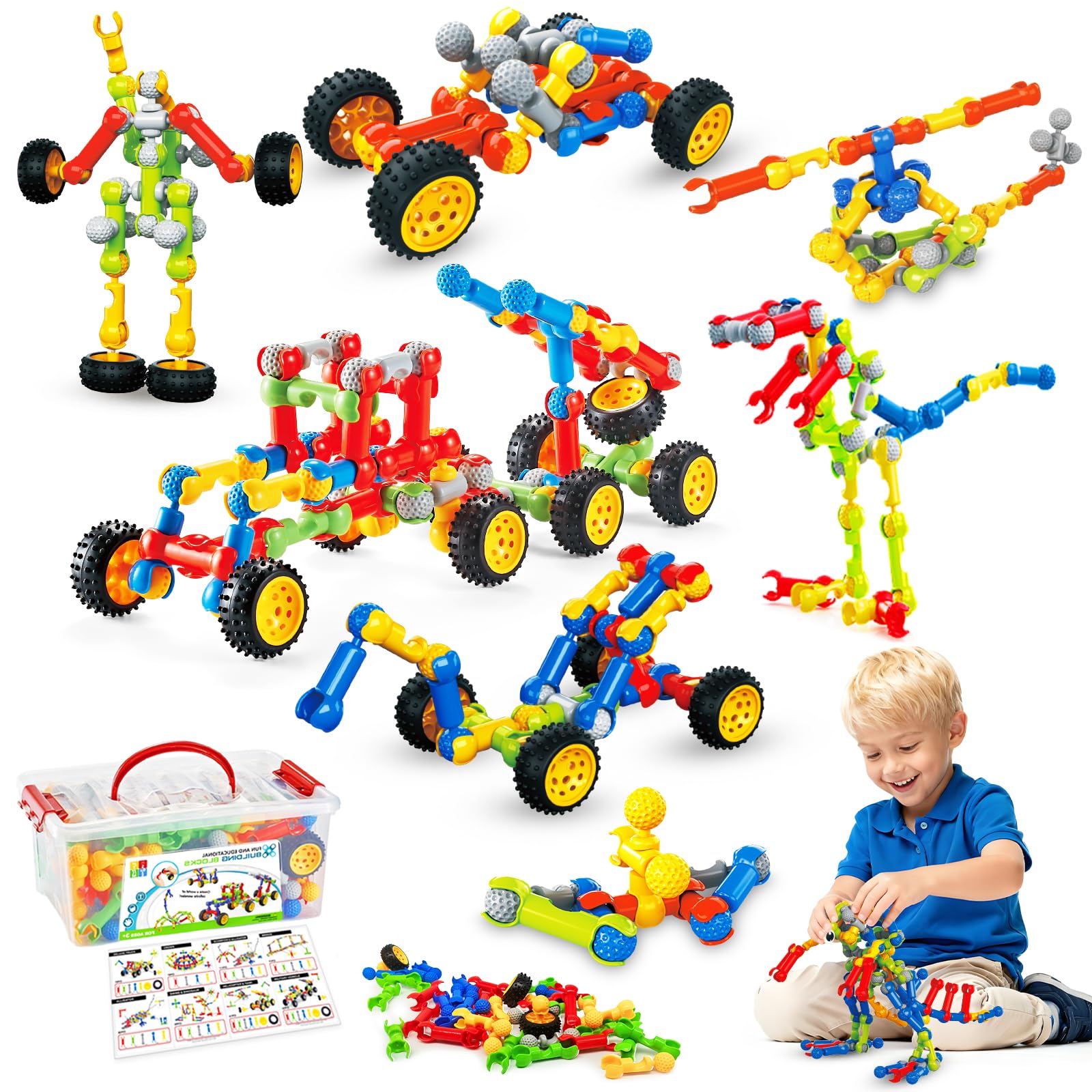 Amazon.com: Huaker Stem Building Toys for 3 4 5 6 7 8 Year Old
